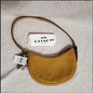 COACH Luna Pebble Leather Shoulder Bag